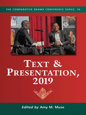 cover image of Text & Presentation, 2019